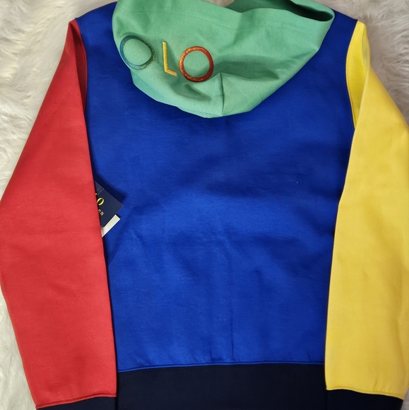 KID’S POLO BY RALPH LAUREN  COLOR-BLOCKED ZIP-UP HOODIE - Picture 2 of 12